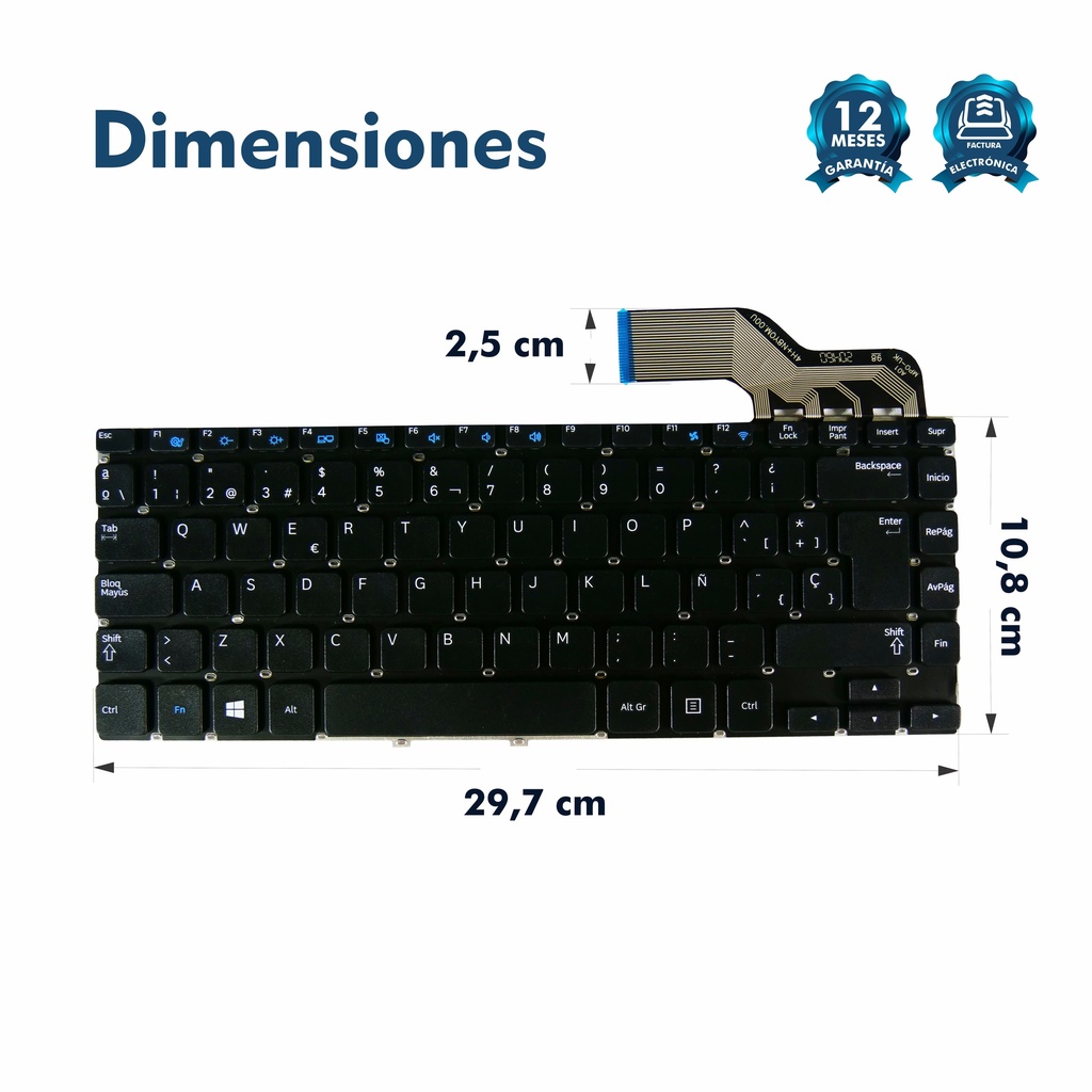 Teclado Samsung Np275e4e Np270e4e Np300e4e 350v4x