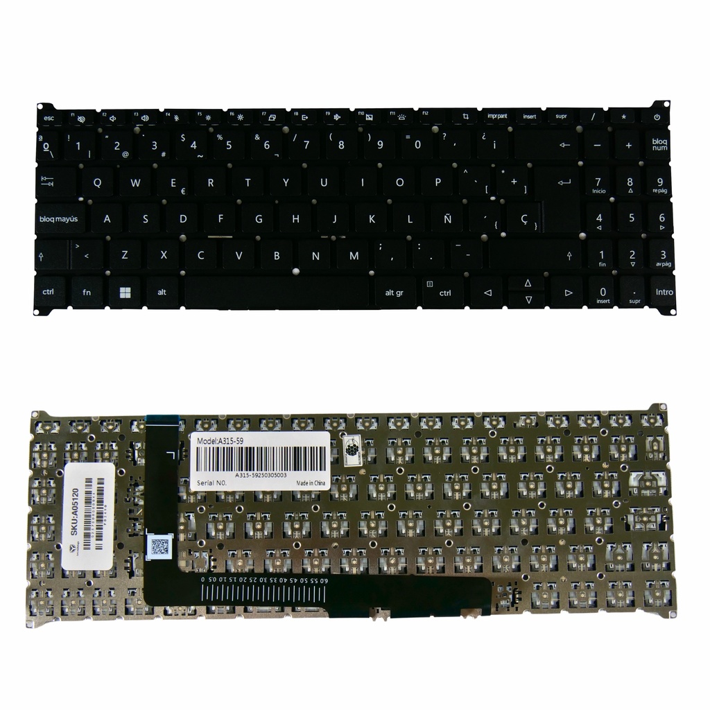 Teclado para Portátil Acer A315-59 A515-57 A715-51 A515-57t N22C6