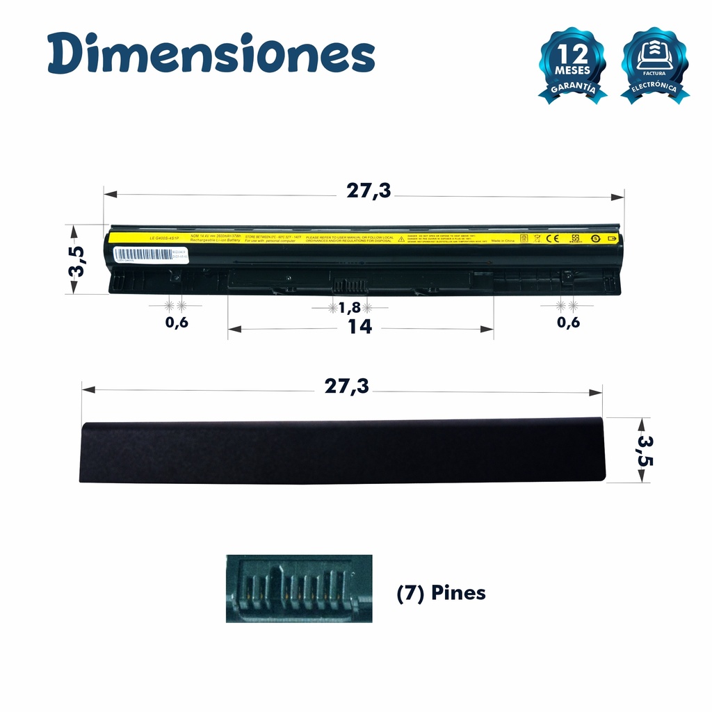 Bateria Lenovo G40-30 G40-70 G40-45 G400S S410P