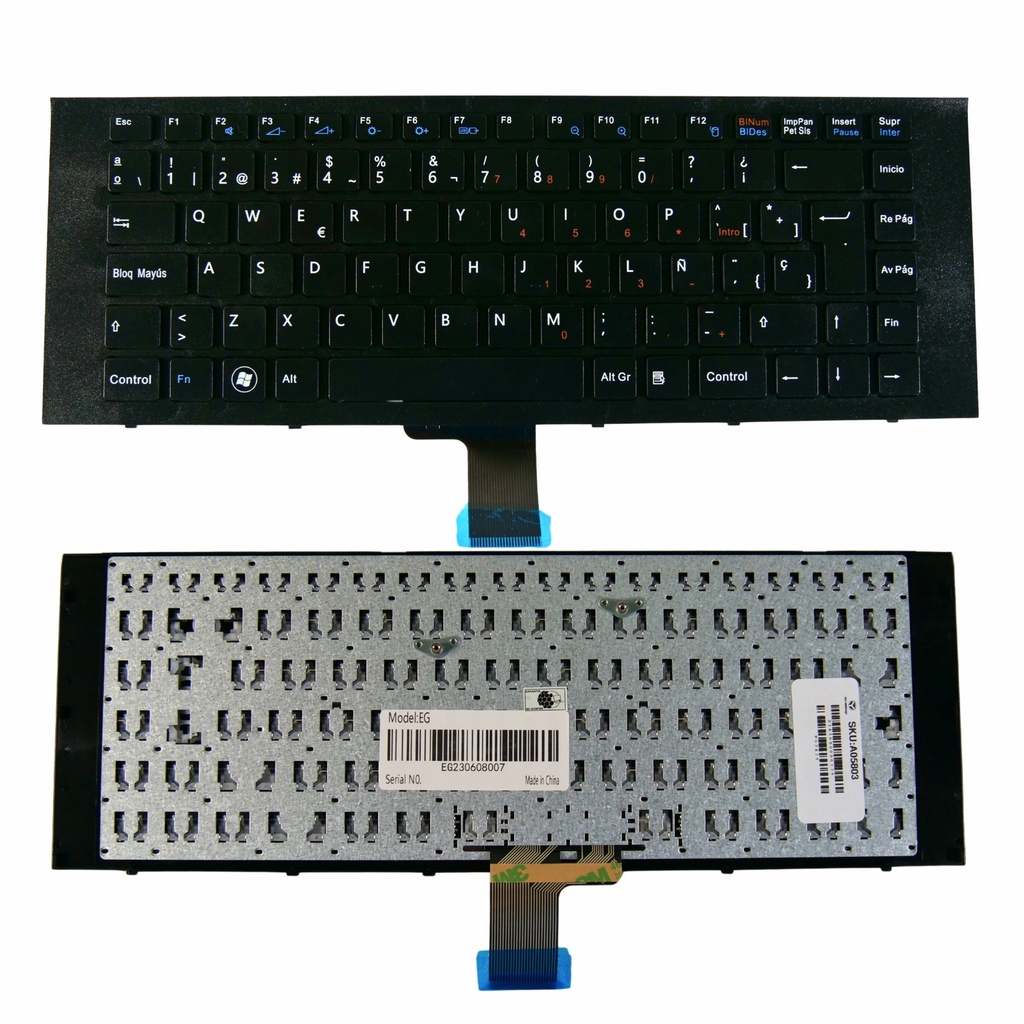 Teclado Portátil Sony Vaio VPCEG / PCG-61A11U  PCG-61311U PCG-61211U VPCEA290L VPCEA30EL COLOR NEGRO