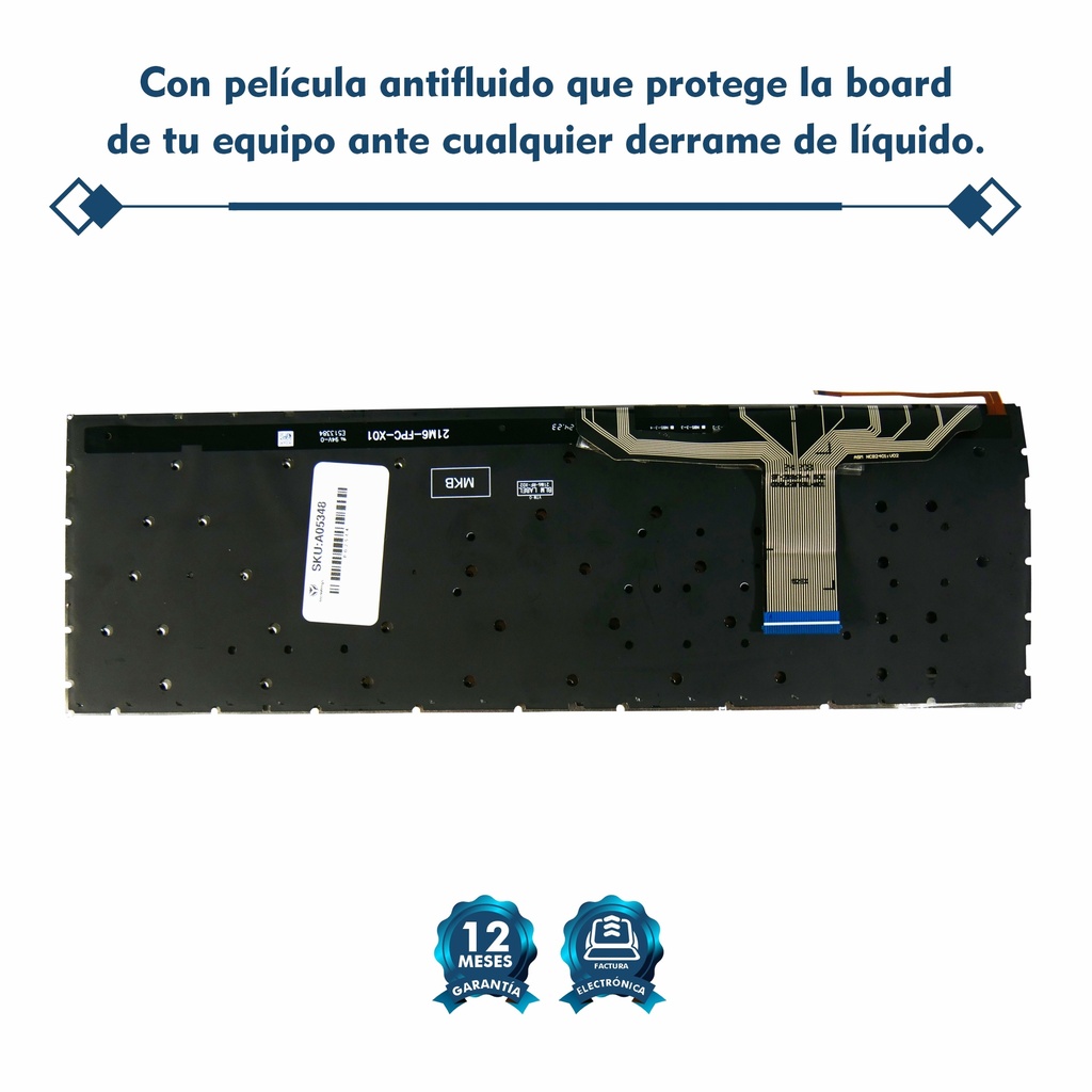 TECLADO PORTATIL ASUS X1502 X1502za M1502 X1503 M1503qa X1504