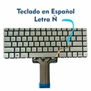TECLADO HP 14-BS 14-BP 14-BW 14-CF 14-CK 14-BK 14-DK  PLATEADO