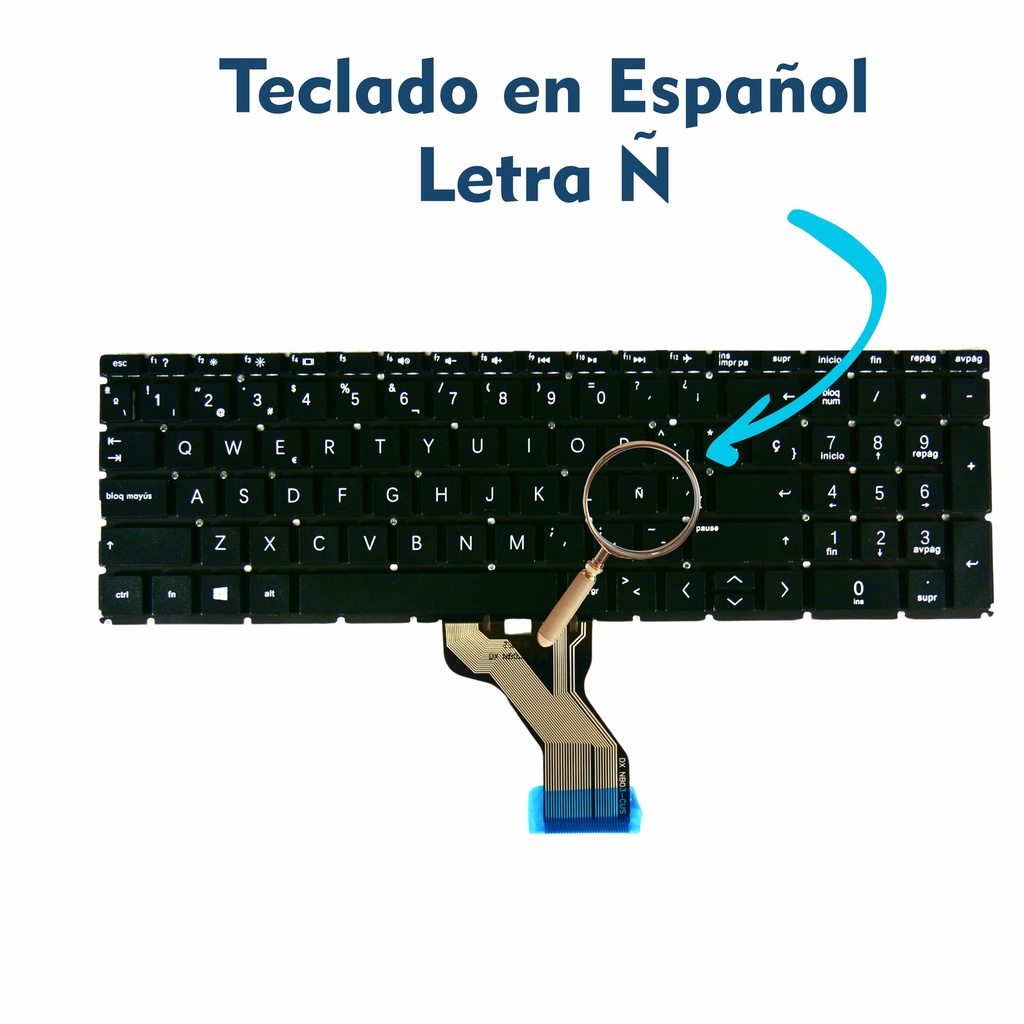 Teclado Portatil Hp 15-DK 15-CW 15-DA 15-CC 15-DA 15-CB 15-DY 15-CD 15-DB 15-BR 15-CX 15Z-EC 15-EC 15-DW 15T-DK 15-CR 15-CS