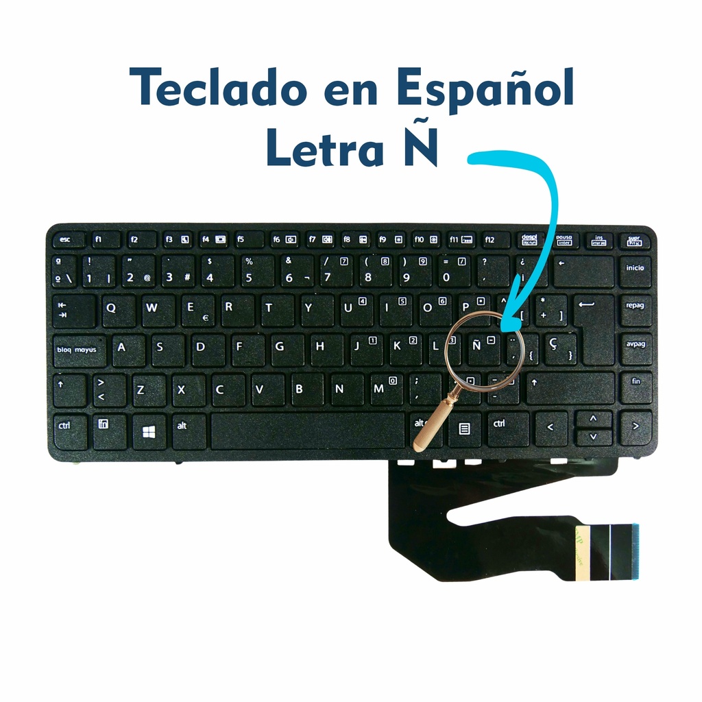 Teclado Compatible HP 840 G2, 850 G2, 840 G1, 850 G1 Español