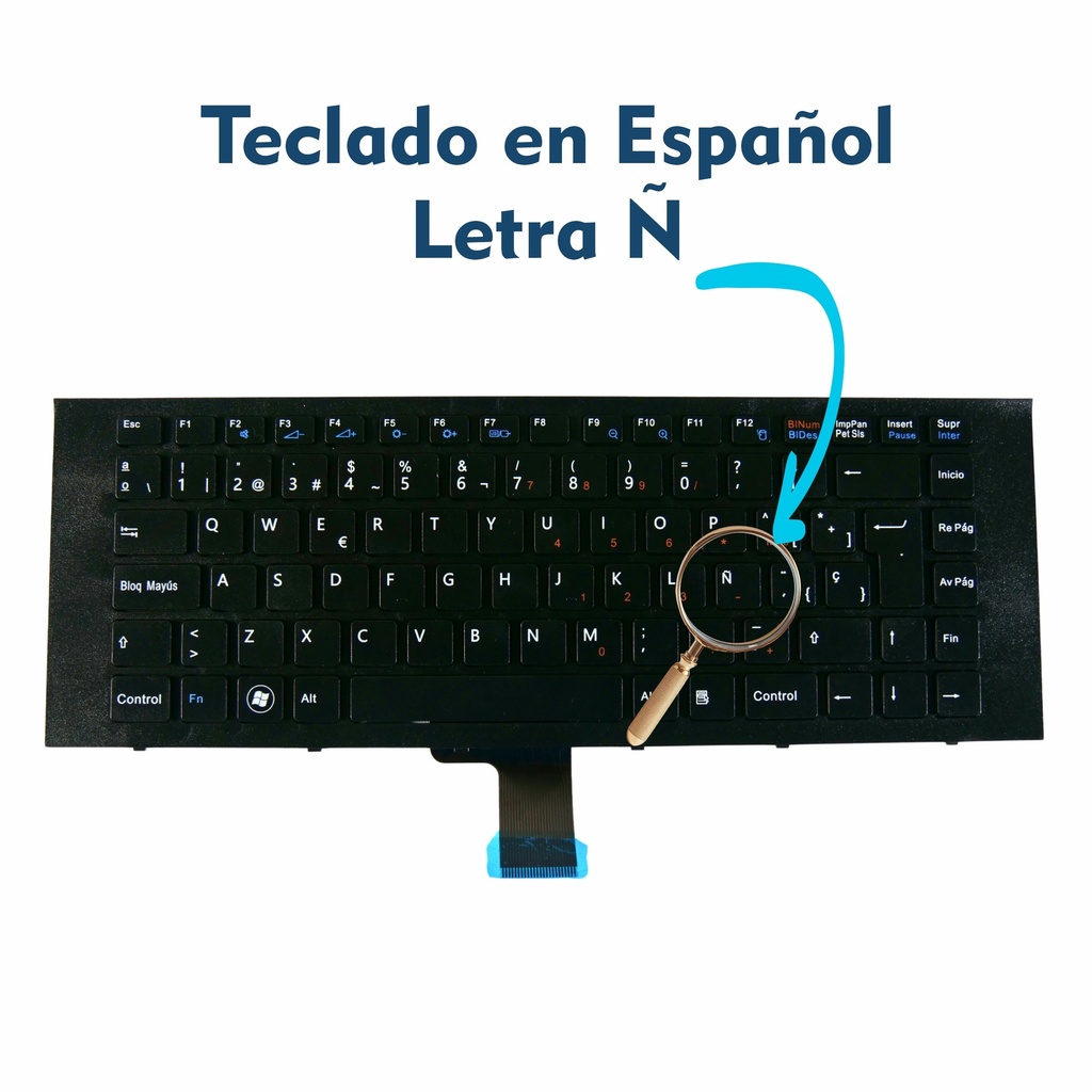 Teclado Portátil Sony Vaio VPCEG / PCG-61A11U  PCG-61311U PCG-61211U VPCEA290L VPCEA30EL COLOR NEGRO