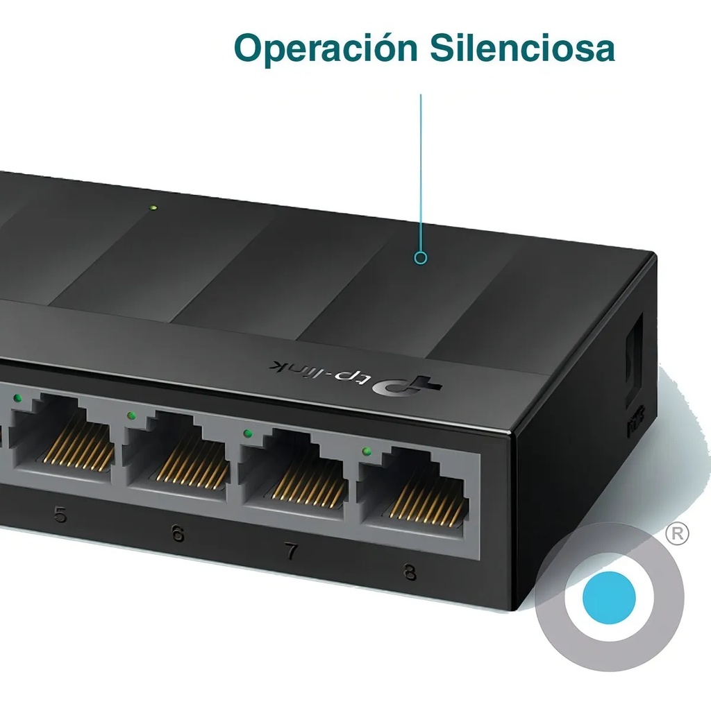 Tp-link Ls1008g Switch Escritorio Litewave 8 Puertos Gigabit