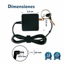 CARGADOR PORTATIL ASUS VIVOBOOK 19V 1.75 AMP 4.0*1.35MM TIPO ORIGINAL