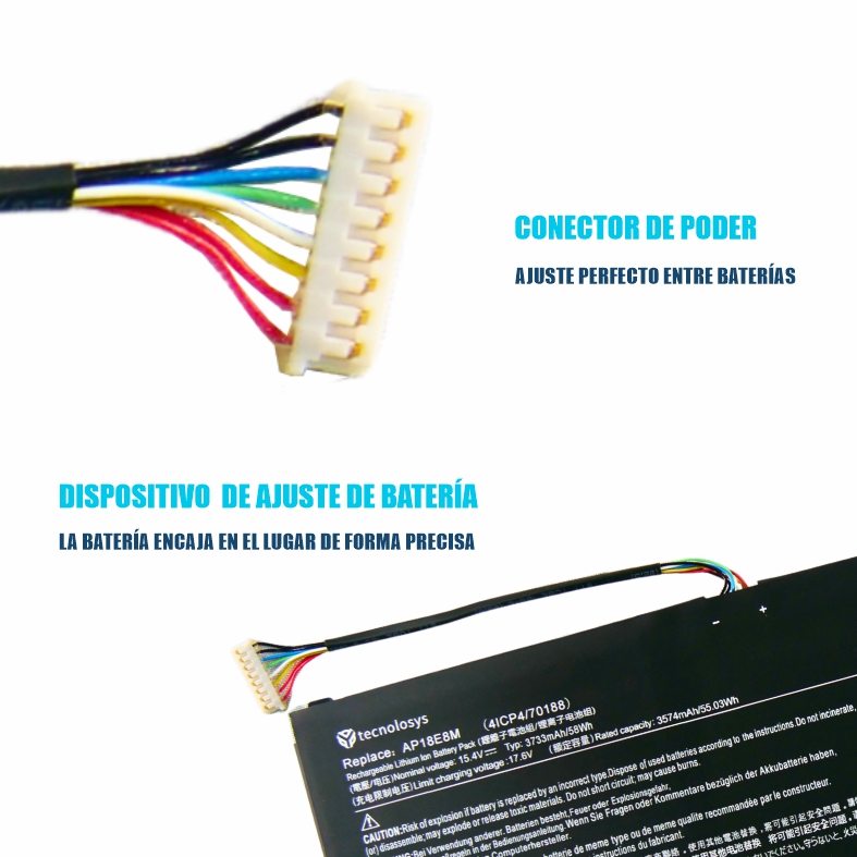 BATERIA ACER NITRO AN515-55 AN515-54 AP18E7M AP18E8M