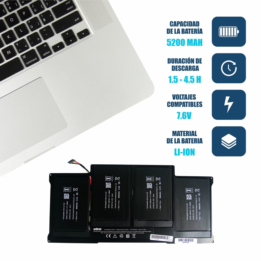 Batería Apple Macbook Air 13 A1369 / A1405 / A1466