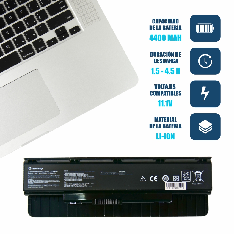 Bateria Asus N551J N751J N551JB N551JK N551JM