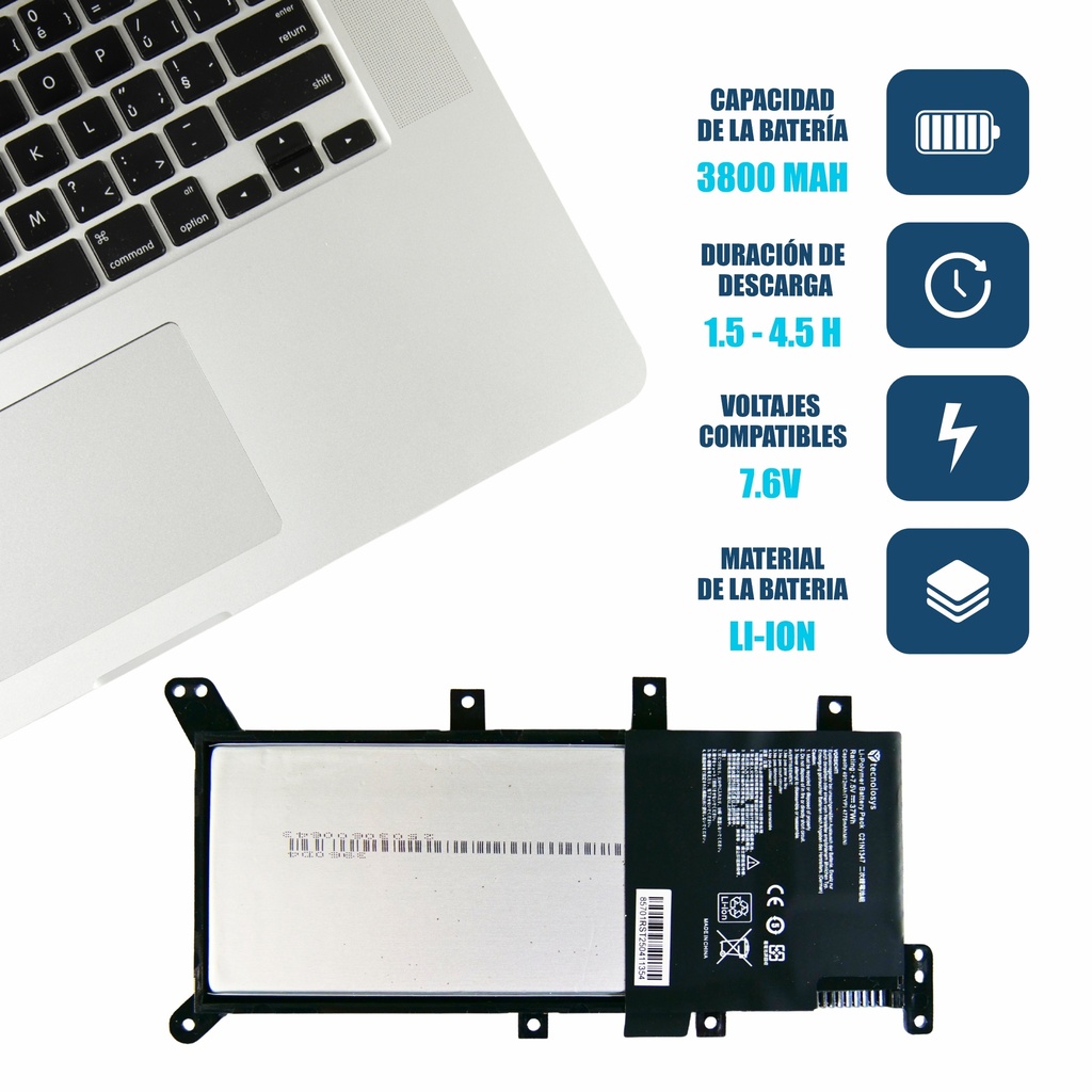 Batería Asus X555 A555L / X554l / K555LJ / F555LN C21N1347