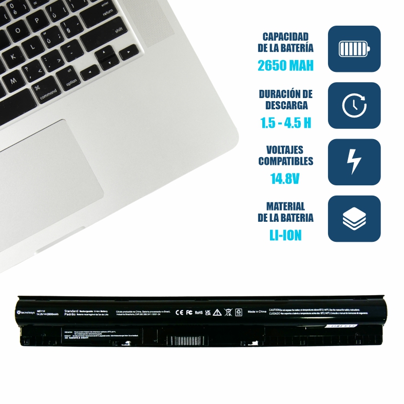 Batería Portatil Dell 14-3451 /  3552 / 5451 M5Y1K