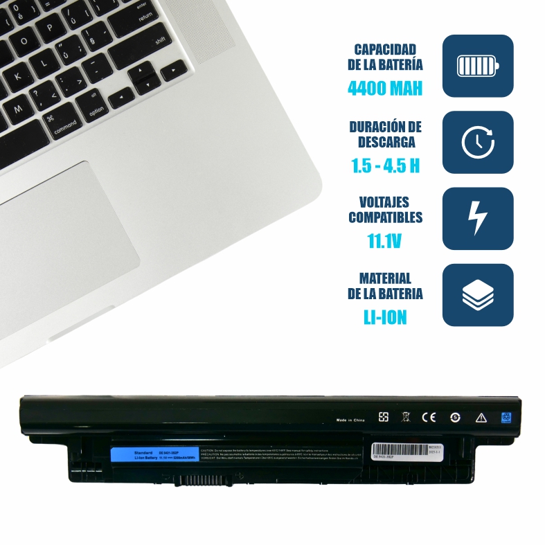 Batería Dell Inspiron 11.1v 3421/ 5421/ 15-3521
