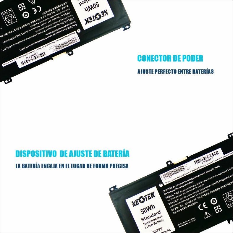 BATERIA DELL 357F9 Inspiron 15 5000 Gaming 5576 5577,15 7000 Gaming 7557 7559 7566 7567