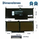 BATERIA DELL LATITUDE 7280 7480 F3YGT 7290 13 7380 7390 14 7000 7490