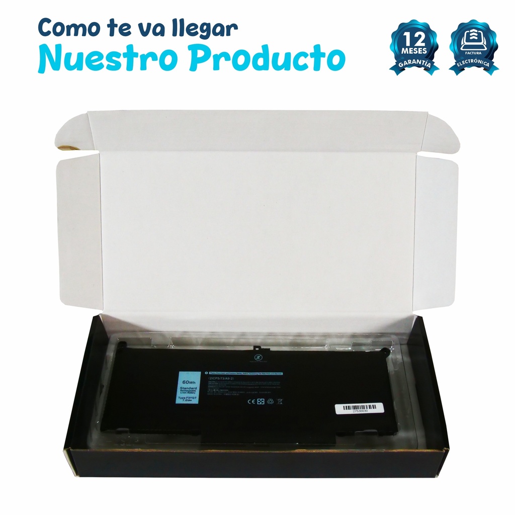 BATERIA DELL LATITUDE 7280 7480 F3YGT 7290 13 7380 7390 14 7000 7490