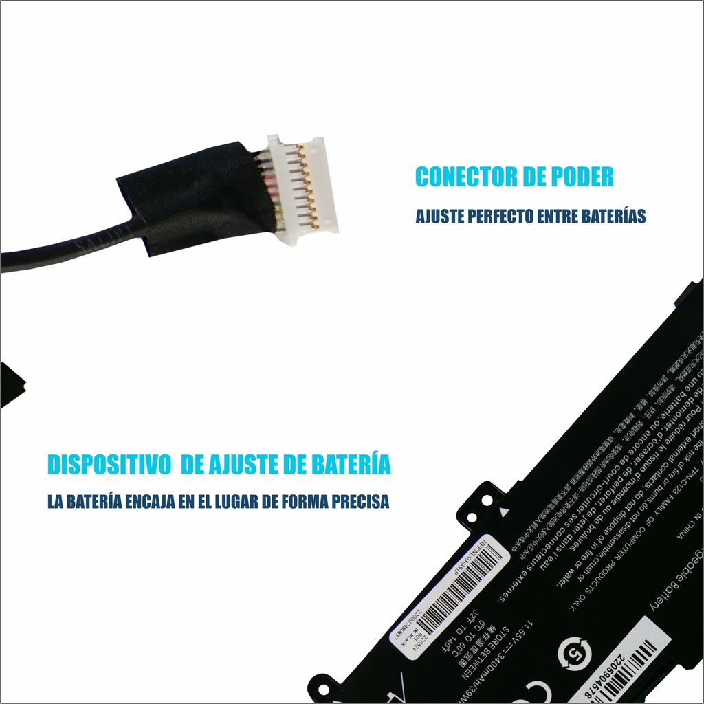 BATERIA HP 11-AB001ND 11-U059TU 11-AA000NVS NU03XL