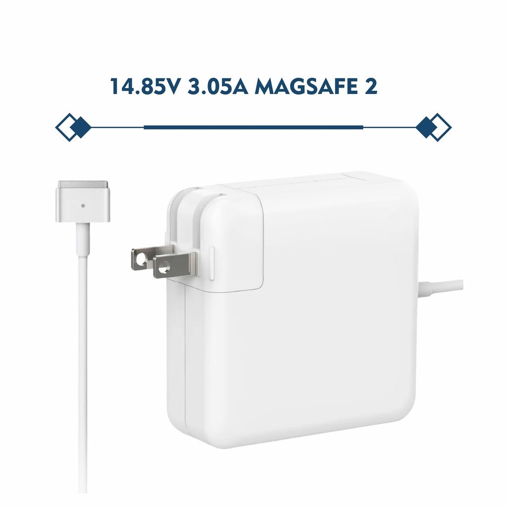 CARGADOR MAC APPLE 14.5V 3.1 AMP MAGSAFE 2 45W HOMOLOGADO