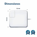 CARGADOR MAC APPLE 16.5V 3.65 AMP MAGSAFE 2 60W HOMOLOGADO