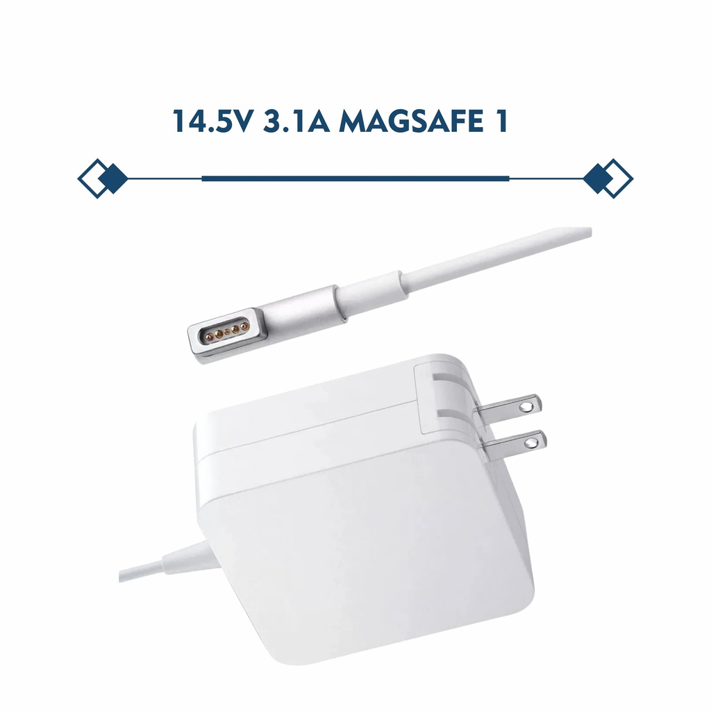 CARGADOR MAC APPLE 14.5V 3.1 AMP MAGSAFE 1 45W  HOMOLOGADO