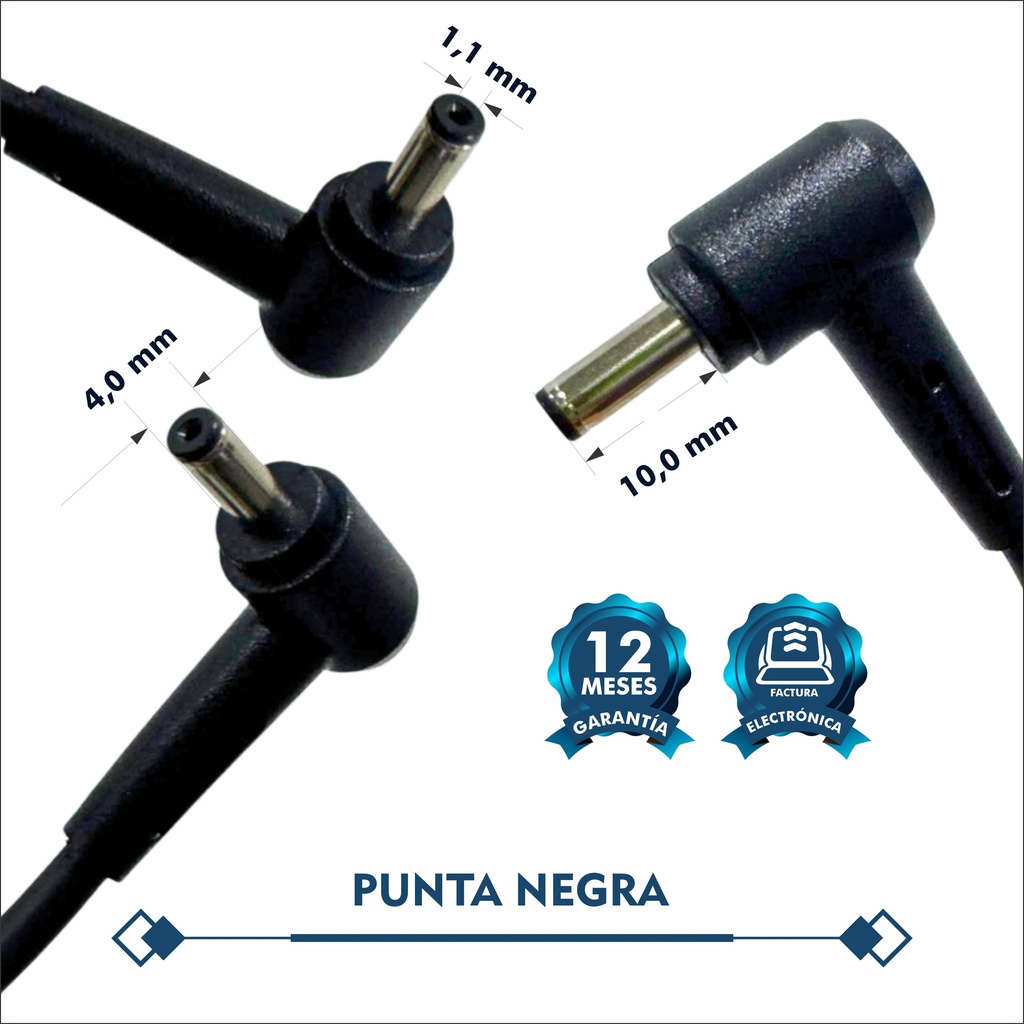 CARGADOR PORTATIL ASUS VIVOBOOK 19V 1.75 AMP 4.0*1.35MM HOMOLOGADO