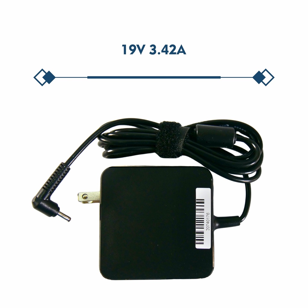 CARGADOR PORTATIL ASUS VIVOBOOK 19V 3.42 AMP 4.0*1.35MM TIPO ORIGINAL