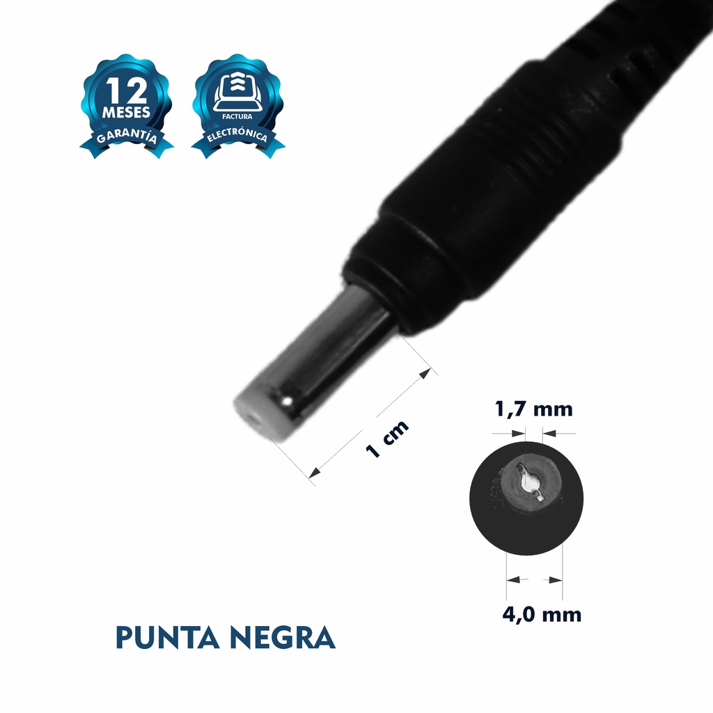 CARGADOR PORTATIL HP MINI 19V 2.05 4.0*1.7MM HOMOLOGA AMP HOMOLOGADO