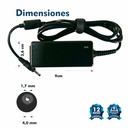 CARGADOR PORTATIL HP MINI 19V 2.05 4.0*1.7MM HOMOLOGA AMP HOMOLOGADO