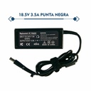 CARGADOR PORTATIL HP 18.5V 3.5 AMP AGUJA 7.4*5.0MM HOMOLOGADO