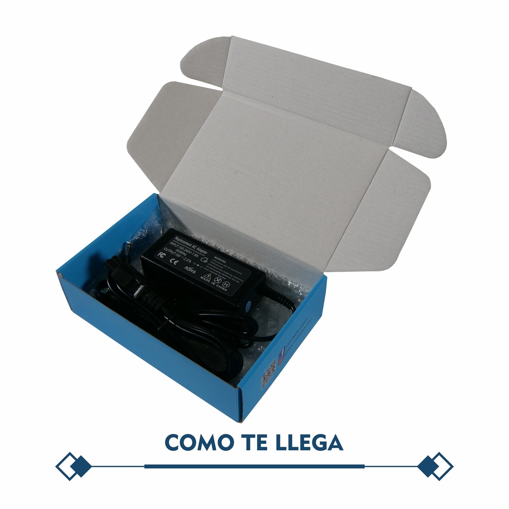 CARGADOR PORTATIL ASUS 19V 2.37 AMP 4.0* 1.35 MM HOMOLOGADO