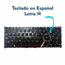 TECLADO ACER ACER SWIFT 3 SF314-41 SF314-41GSF314-52 SF314-52G SF314-53G SF314-55 A314-22 A314-22g A114-21 CON POWER