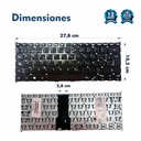 TECLADO ACER ACER SWIFT 3 SF314-41 SF314-41GSF314-52 SF314-52G SF314-53G SF314-55 A314-22 A314-22g A114-21 CON POWER
