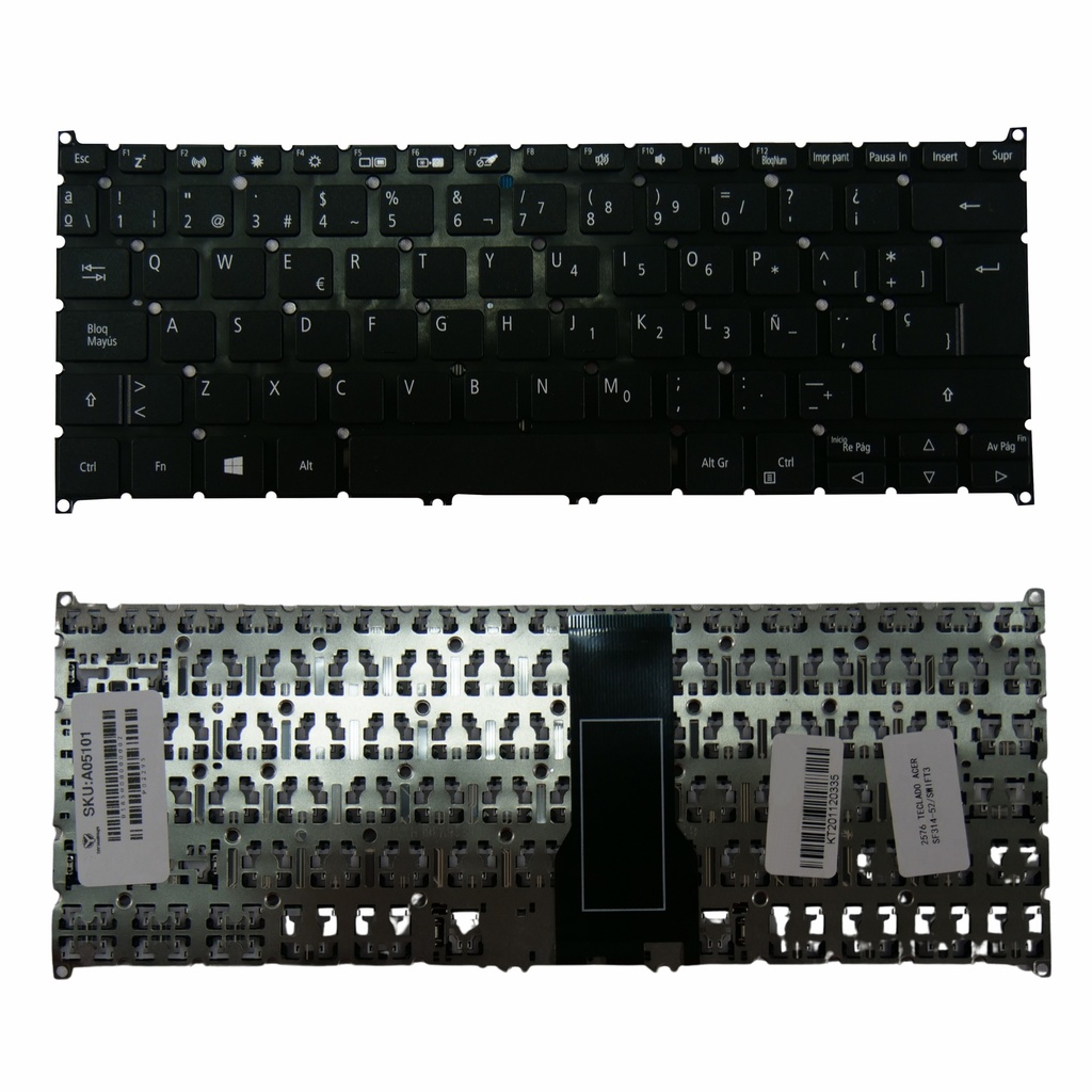 TECLADO ACER ACER SWIFT 3 SF314-41 SF314-41GSF314-52 SF314-52G SF314-53G SF314-55 SIN POWER