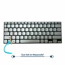 TECLADO ASUS X420 X420f X420u A420f A420 PLATEADO