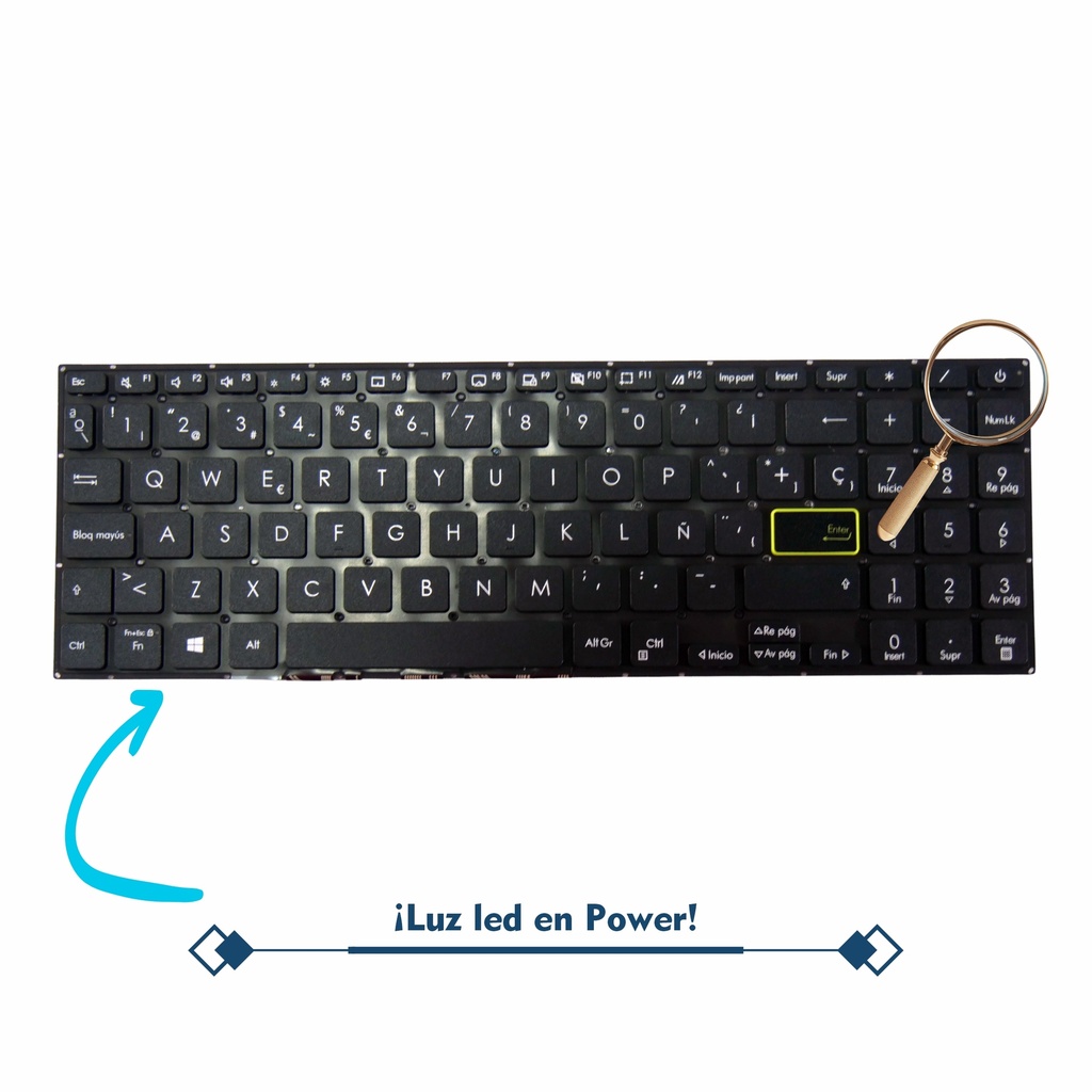TECLADO ASUS X513 S533 M513 M513ua VivoBook15 S533 M5600IA E510