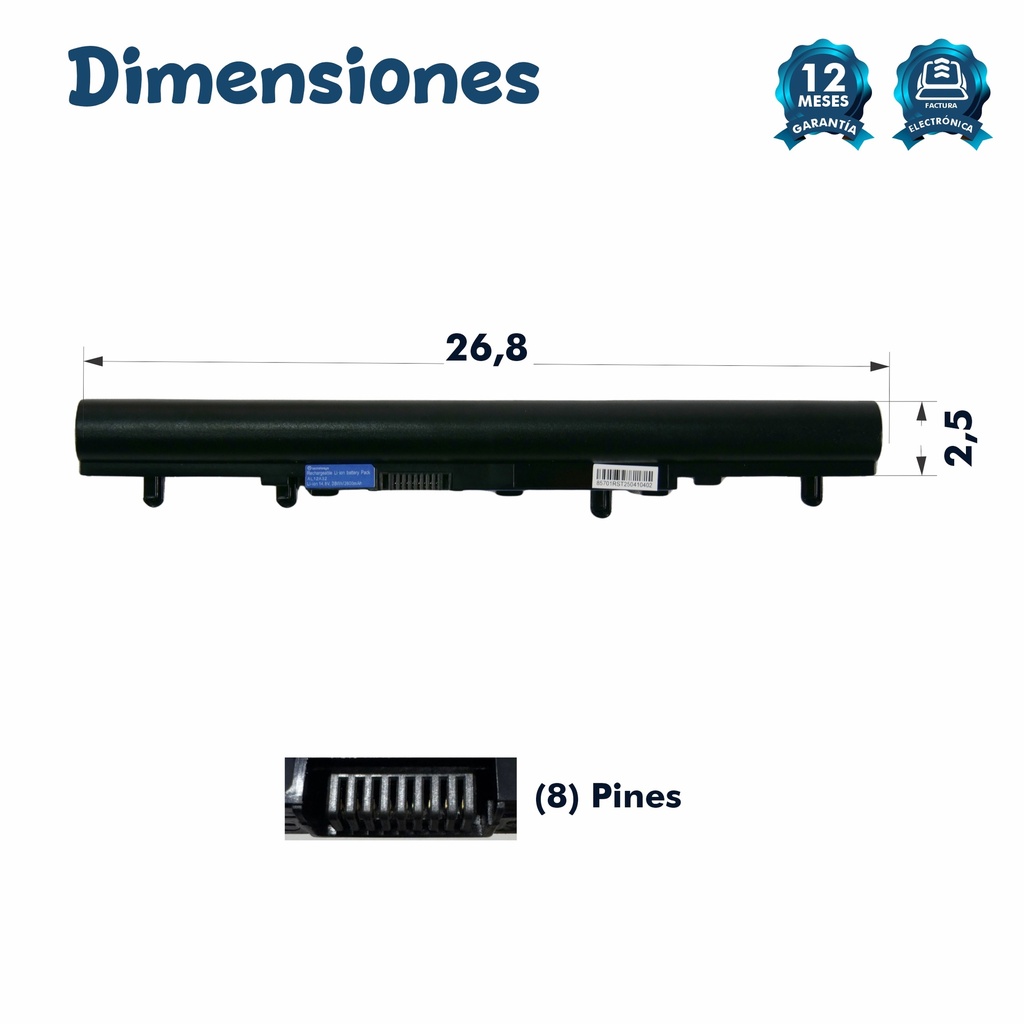 Batería Acer Aspire V5-471 / E1-432 / E1-472 AL12A32