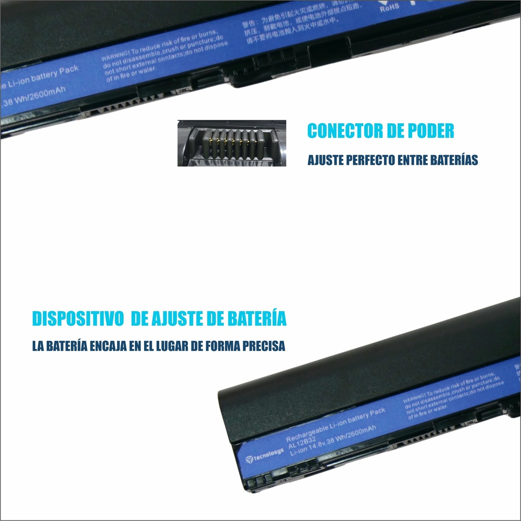Bateria Acer Aspire One 756  14.8v / V5-121 / 756-967B