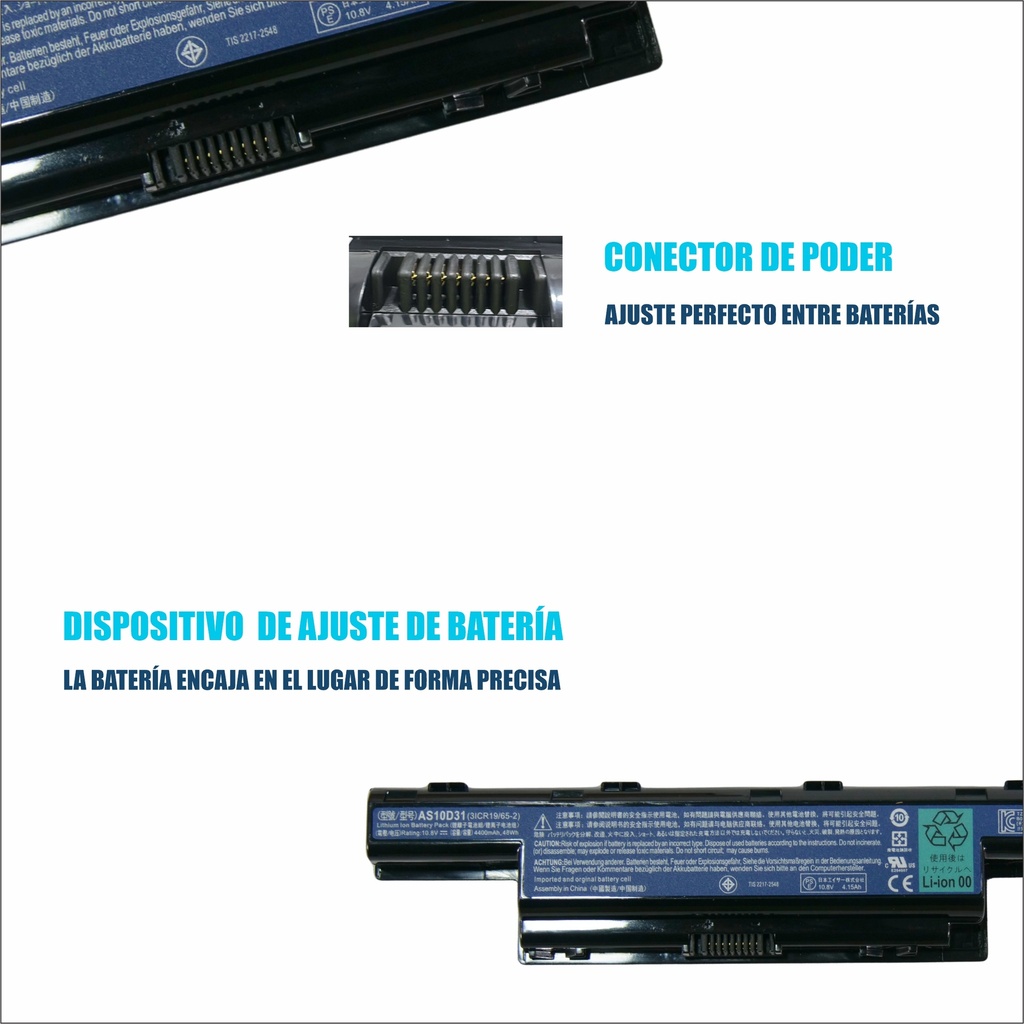Batería Acer 4741 AS10D41/ AS10D3E / 4250 / 4251 ORIGINAL