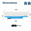 Bateria Acer Aspire  360 D250 D260 D270 AOD255 722 ONE