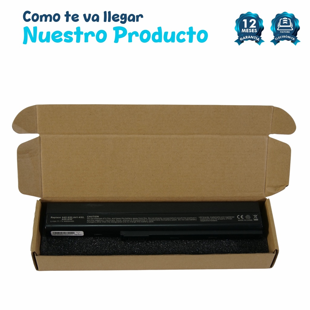 Batería Asus A31-K52 / K42F / A41-K52  A32-K52 A42-K52  A41-K52