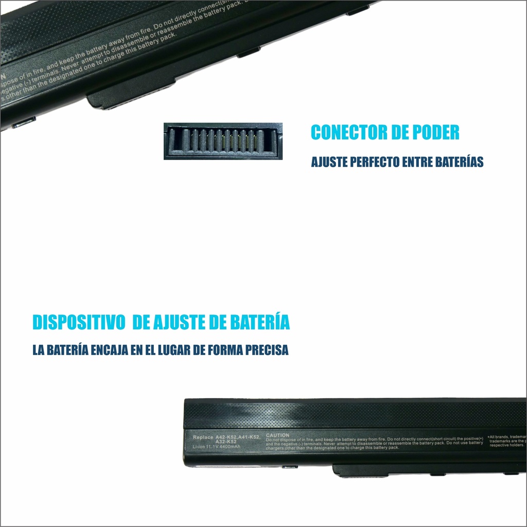 Batería Asus A31-K52 / K42F / A41-K52  A32-K52 A42-K52  A41-K52