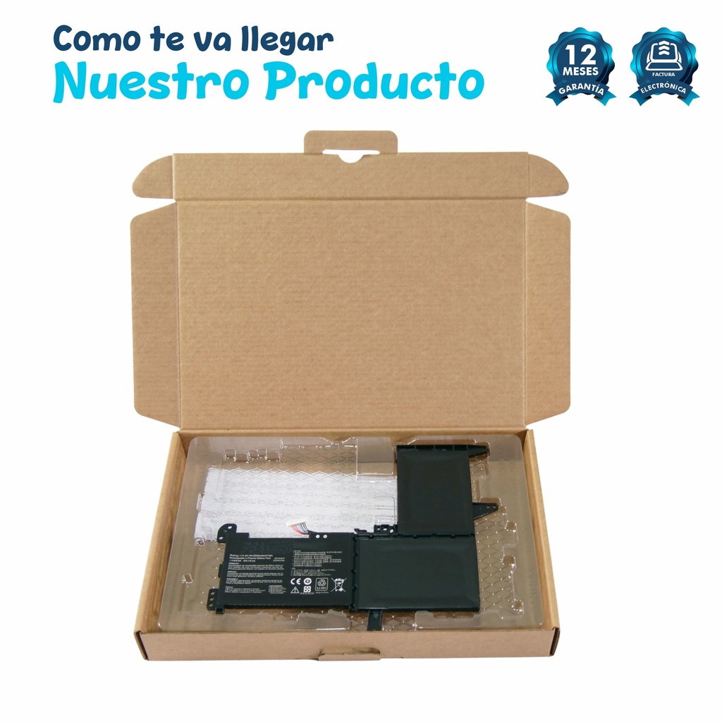 BATERIA PORTATIL COMPATIBLE ASUS F510U S510UQ X510U B31N1637