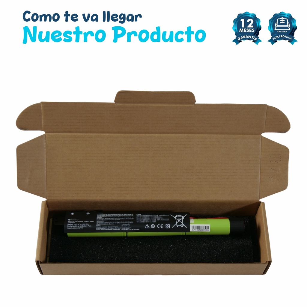 Batería Portatil Asus A31n1719 X407UA/X407UB/X507LA/X507UA/X507UF