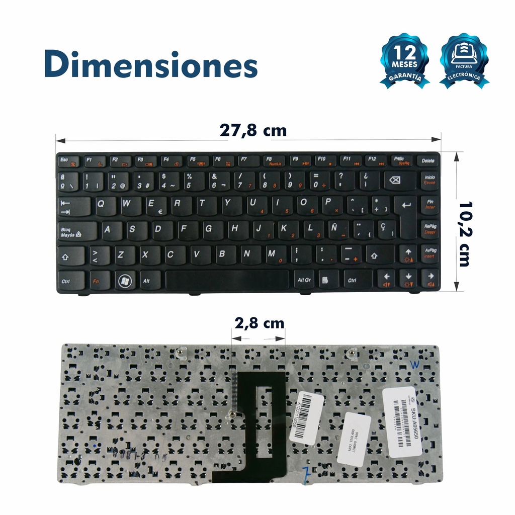 Teclado Portátil Lenovo Z465 / Z450 / Z460