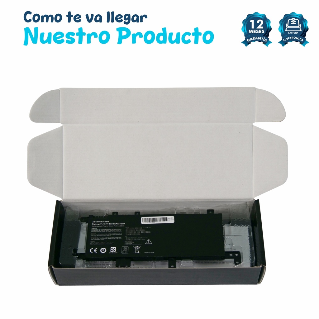 Batería Asus Vivobook C21n1634 / X542 / R542UR
