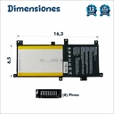 Batería Portátil ASUS X455 X455L A455 F455 K455 R454/ R454LA