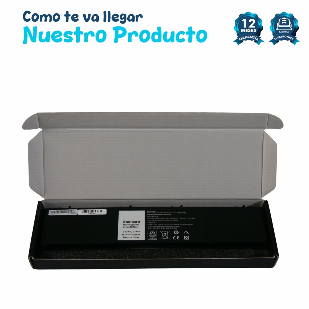 BATERIA PORTATIL DELL LATITUDE E7440 E7420 E7450 11.1V