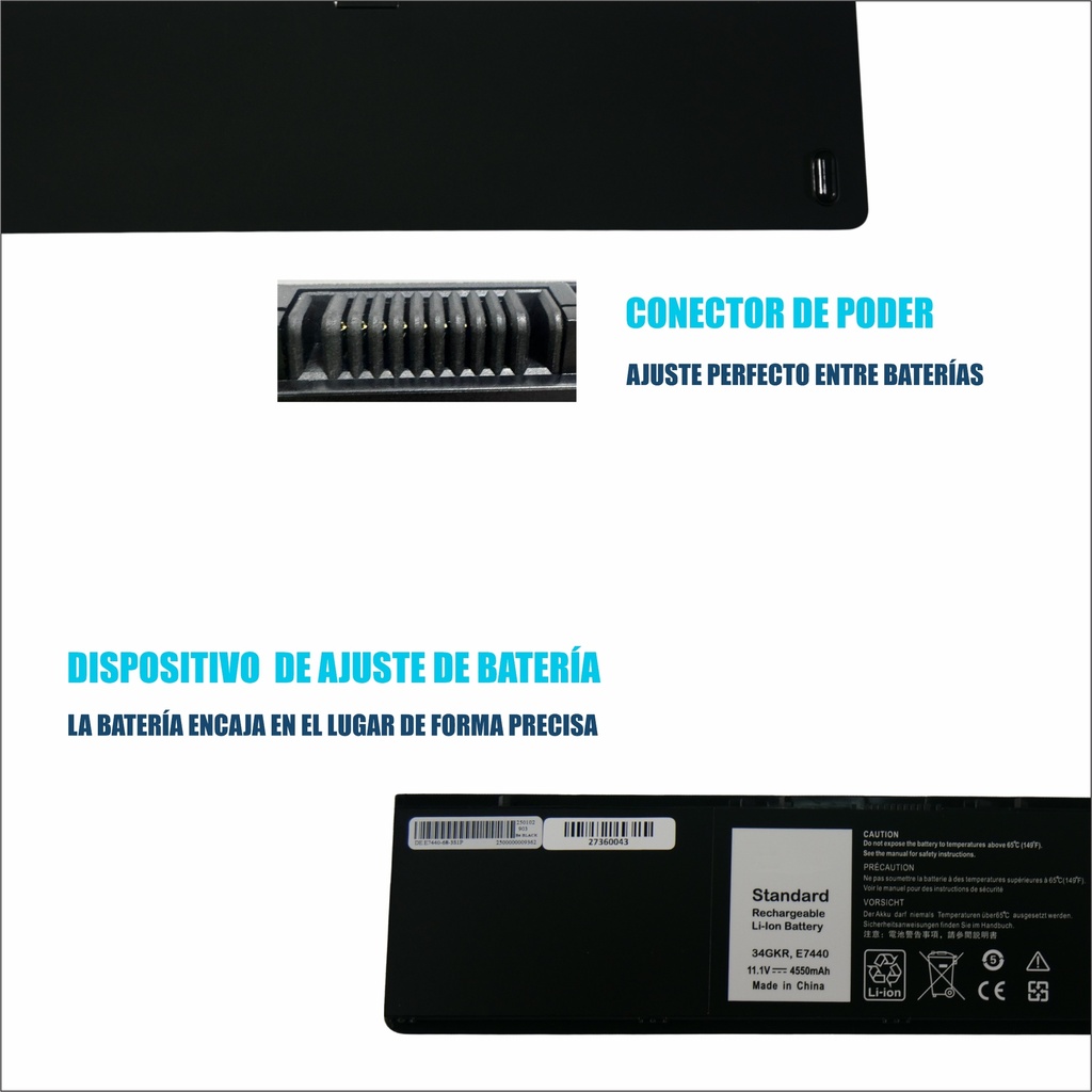 BATERIA PORTATIL DELL LATITUDE E7440 E7420 E7450 11.1V