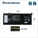 BATERIA DELL G91J0 41Wh para Dell Latitude 3420 3320 3330 3420 3430 3520 3530 Inspiron 3510 3511 3515 5310 5410 5418