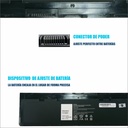 Bateria para portatil Dell E7240 E7250 KWFFN WD52H 11.1V
